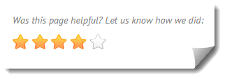 feedback widget