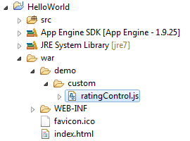 custom control file