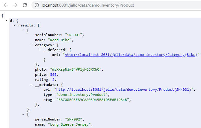 REST data aspect